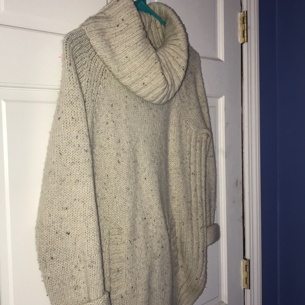 long wool sweater